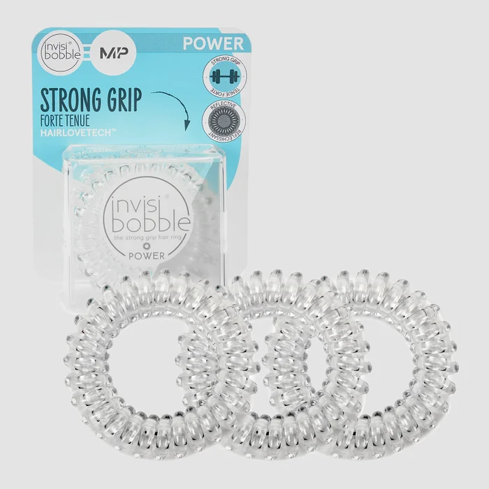 MP X Invisibobble® Power Reflective - Crystal Clear - 3 BUCĂȚI