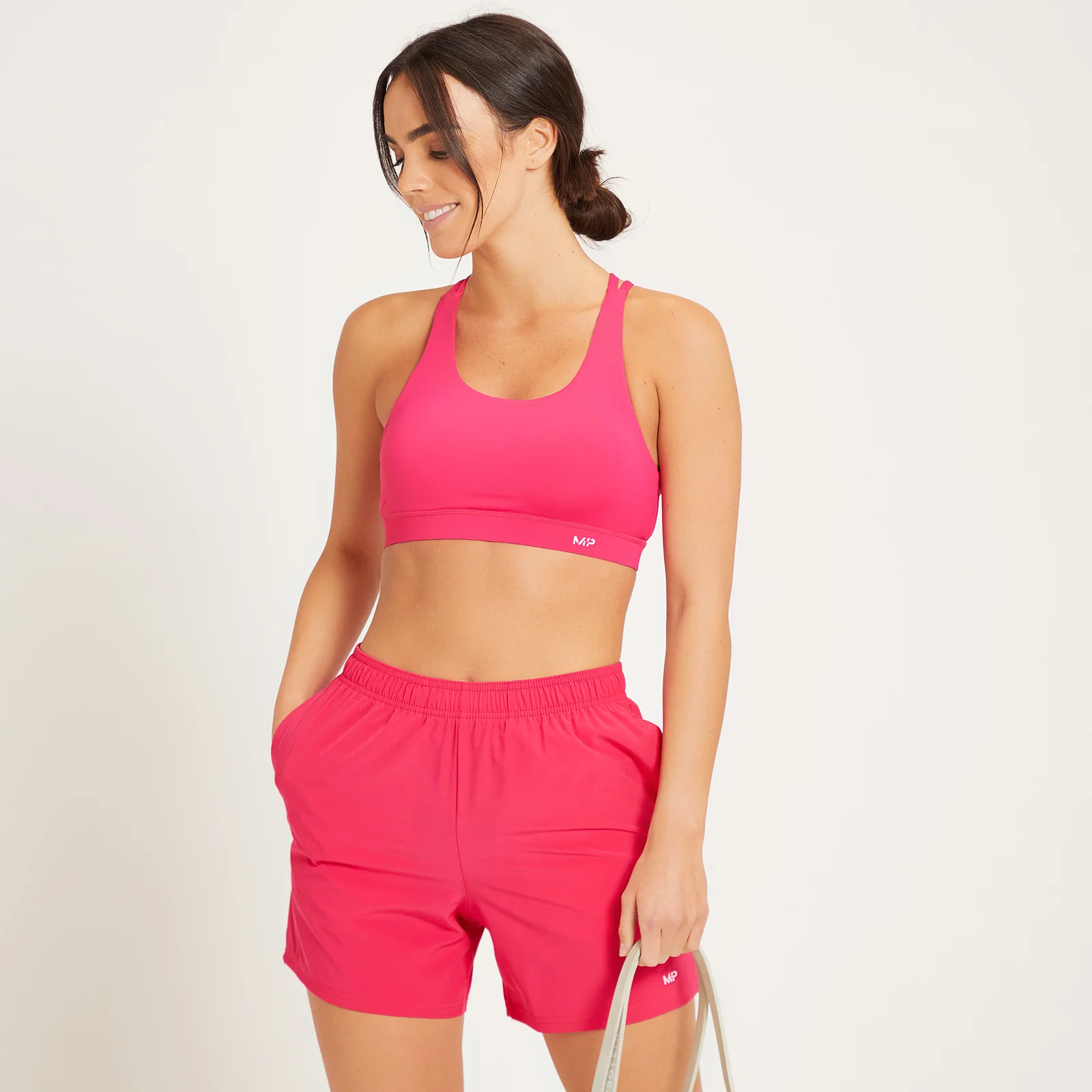 Bustieră sport de antrenament MP Control pentru femei - Magenta - XXS Imagine 1