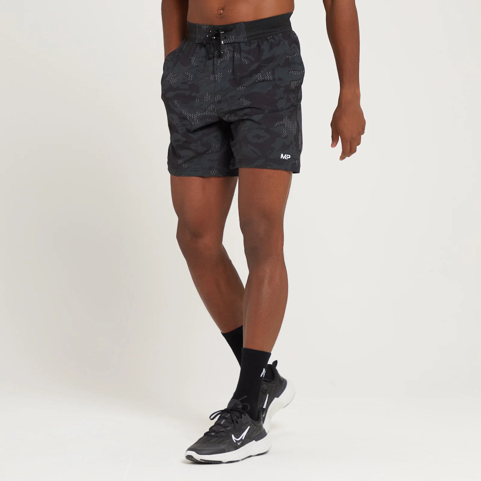 Pantaloni scurți MP Adapt 360 pentru bărbați - Camuflaj negru - XXS Imagine 1