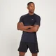 Tricou cu mânecă scurtă fără cusături MP Essentials pentru bărbați - Black Marl