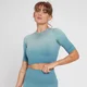 Bluză decupată fără cusături MP Velocity Ultra pentru femei - Stone Blue
