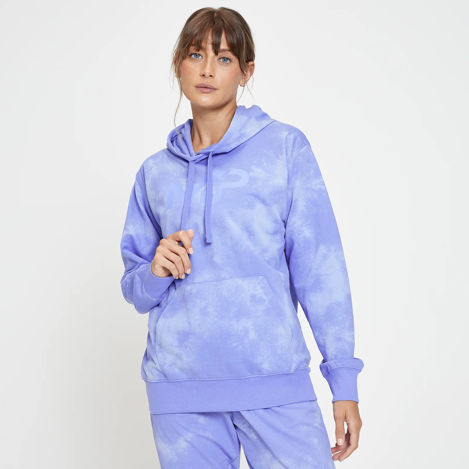 Hanorac vopsit cu noduri MP Composure pentru femei - Chalk Purple - XXS Imagine 1