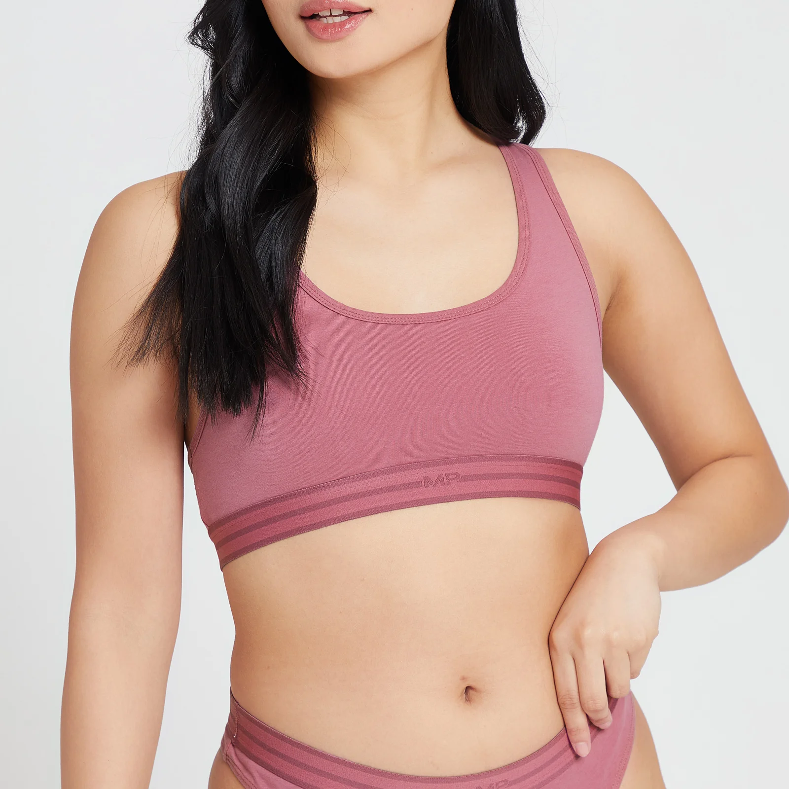 Bustieră tip bralette MP Essentials pentru femei - Mov - XS Imagine 1