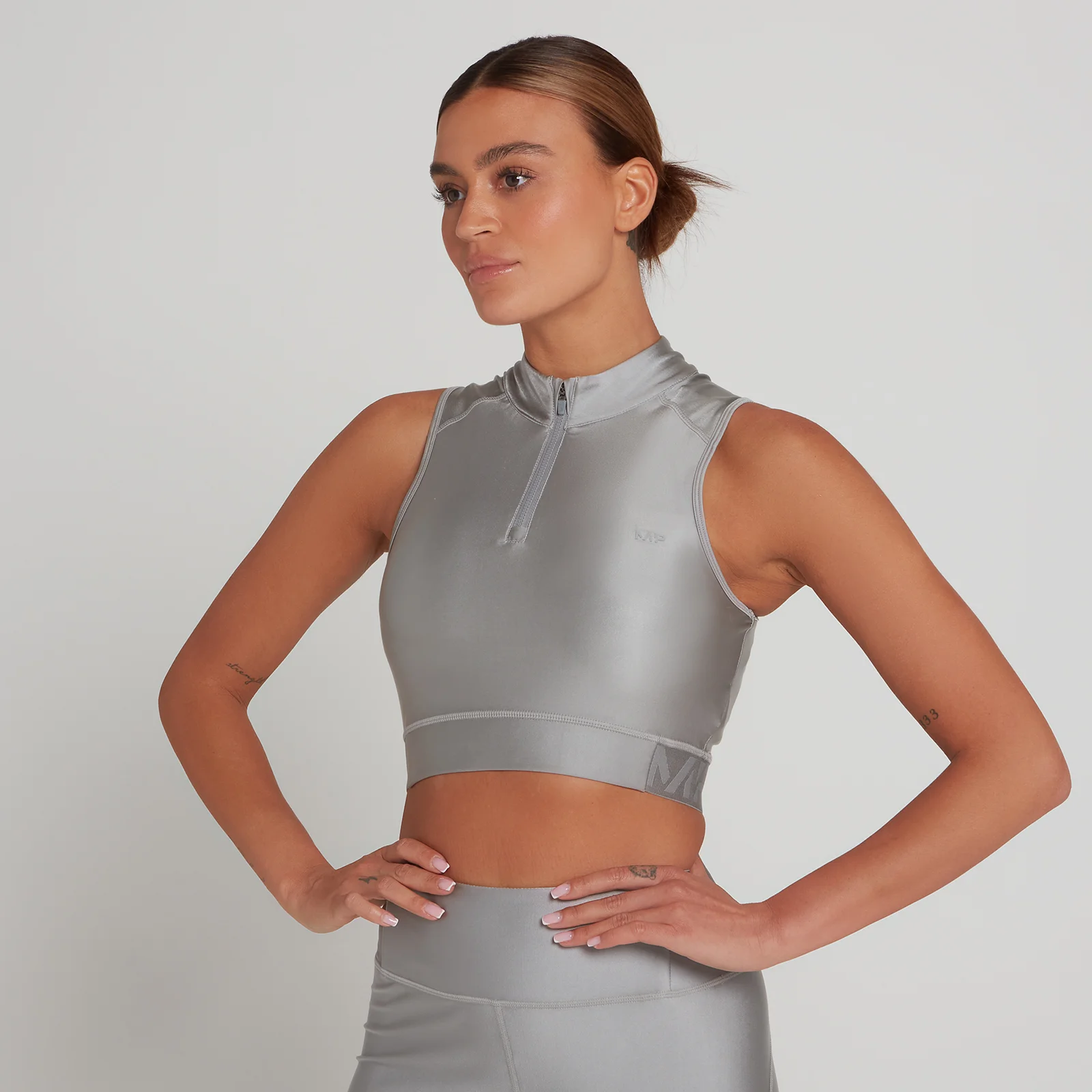 Maiou decupat cu fermoar 1/4 MP Engage pentru femei ediție limitată - Storm - XXS Imagine 1