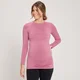 Tricou de maternitate cu mânecă lungă fără cusături MP pentru femei - Mov