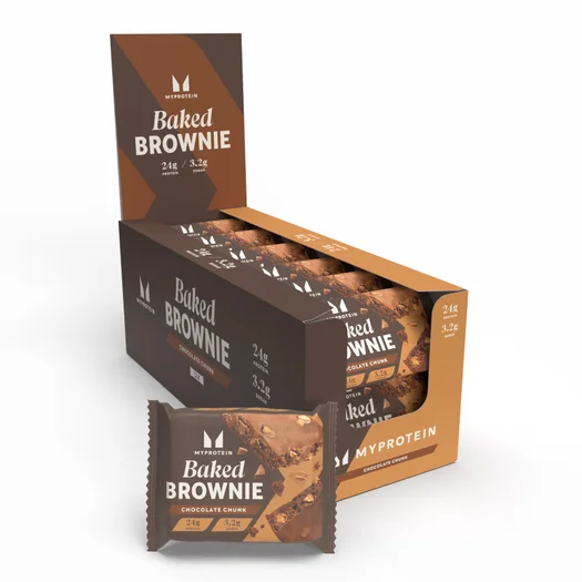 Baked Brownie - 12 x 75g - Chocolate Chunk