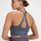Bustieră sport cu grafen MP Velocity Ultra Seamless pentru femei - Shadow Blue