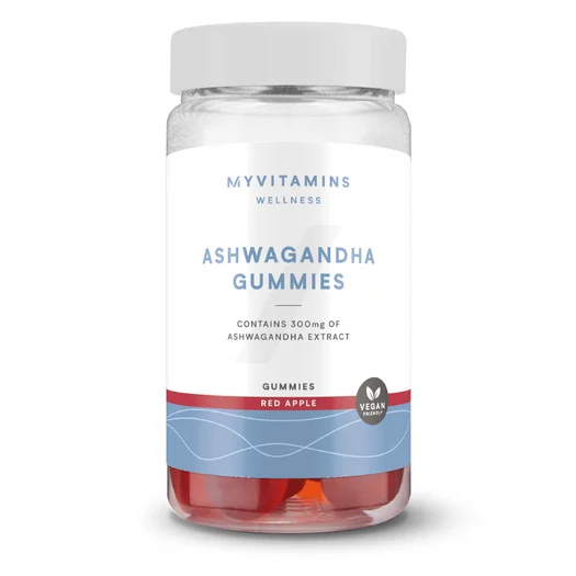 Jeleuri Ashwagandha (60 jeleuri) - 60gummies - Red Apple (Extra Strength)