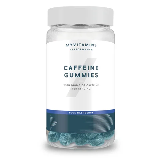 Jeleuri cu cafeină - 60gummies - Zmeura albastra