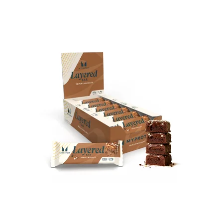 Batonul Proteic în 6 straturi - 12 x 60g - Triple Chocolate Fudge