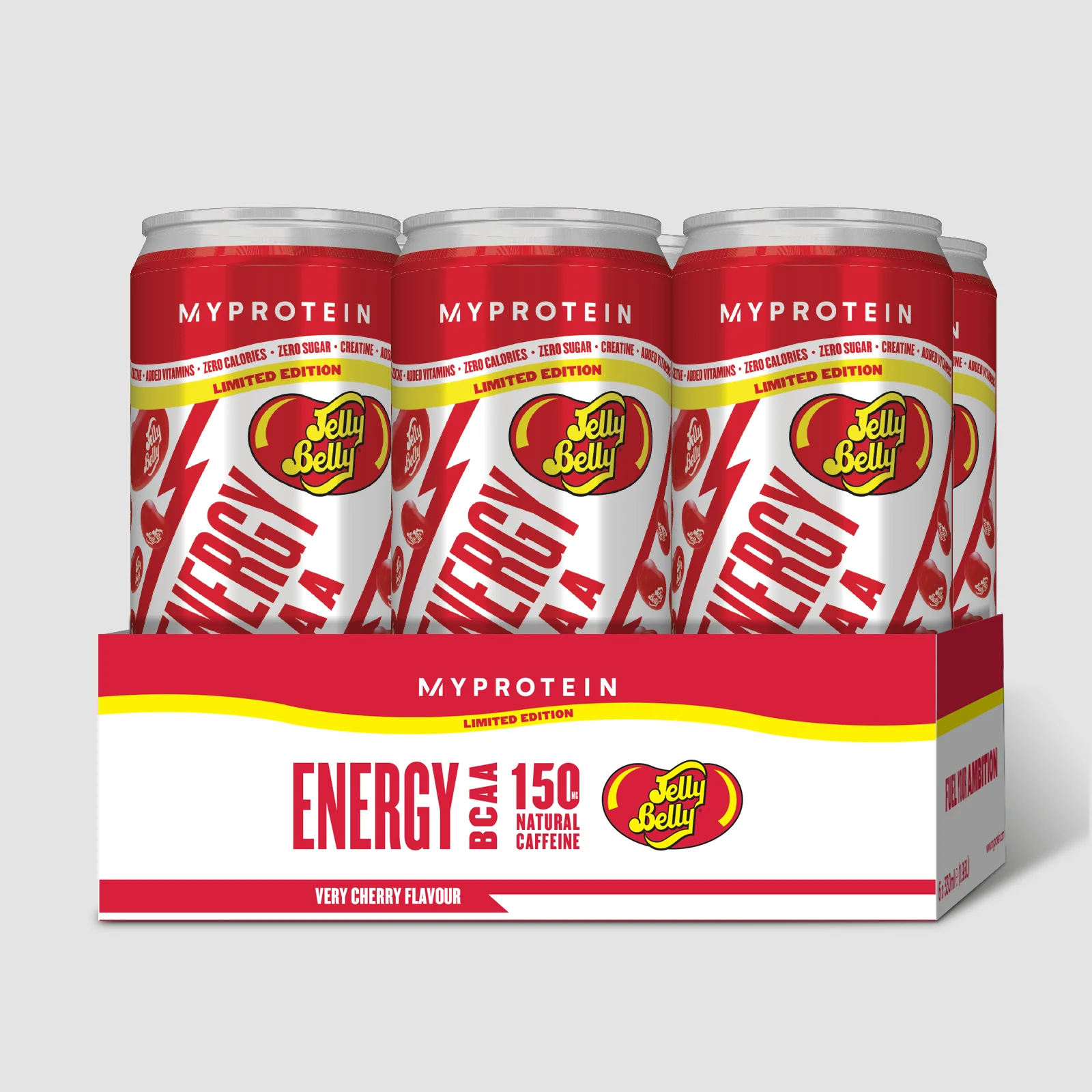 Băutură BCAA Energy - Jelly Belly® - 6 x 330ml - Very Cherry Imagine 1