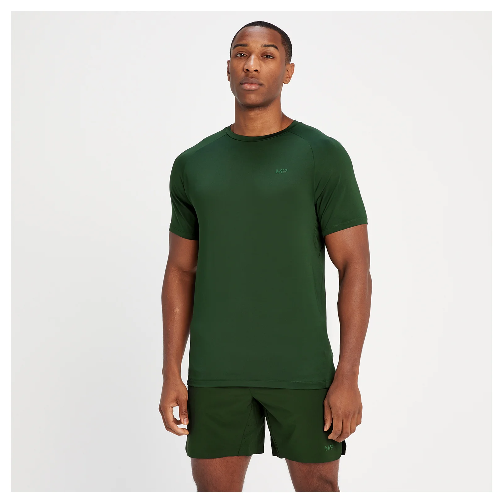 Tricou cu mânecă scurtă MP Training Ultra pentru bărbați - Evergreen - XXS Imagine 1