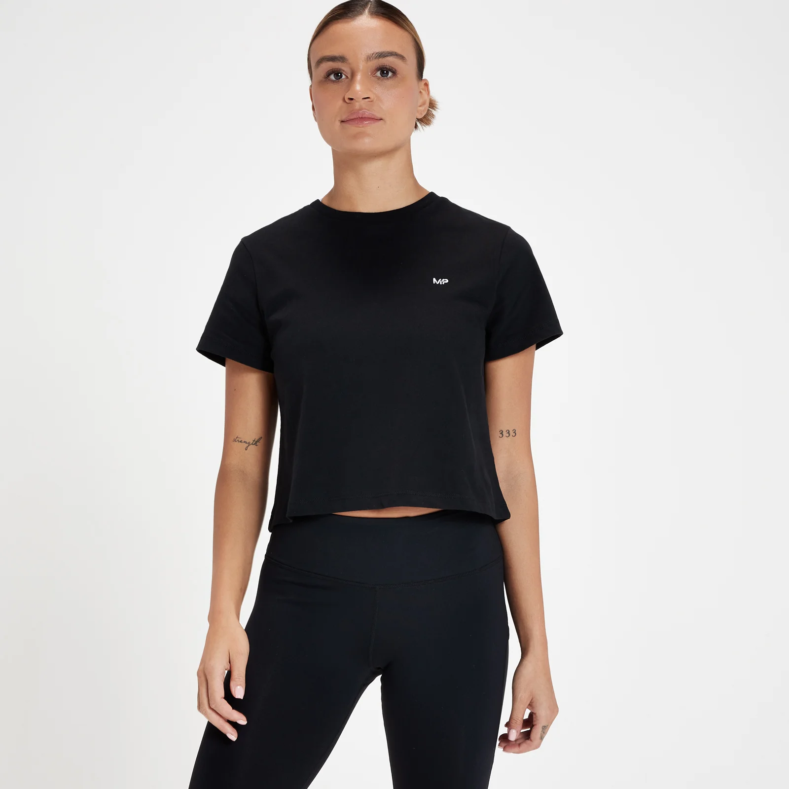 Tricou decupat MP Rest Day pentru femei - Negru - XXS Imagine 1