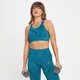 Bustieră sport fără cusături MP Tempo Wave pentru femei - Teal Blue