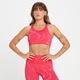 Bustieră sport fără cusături MP Tempo Wave pentru femei - Rouge Red