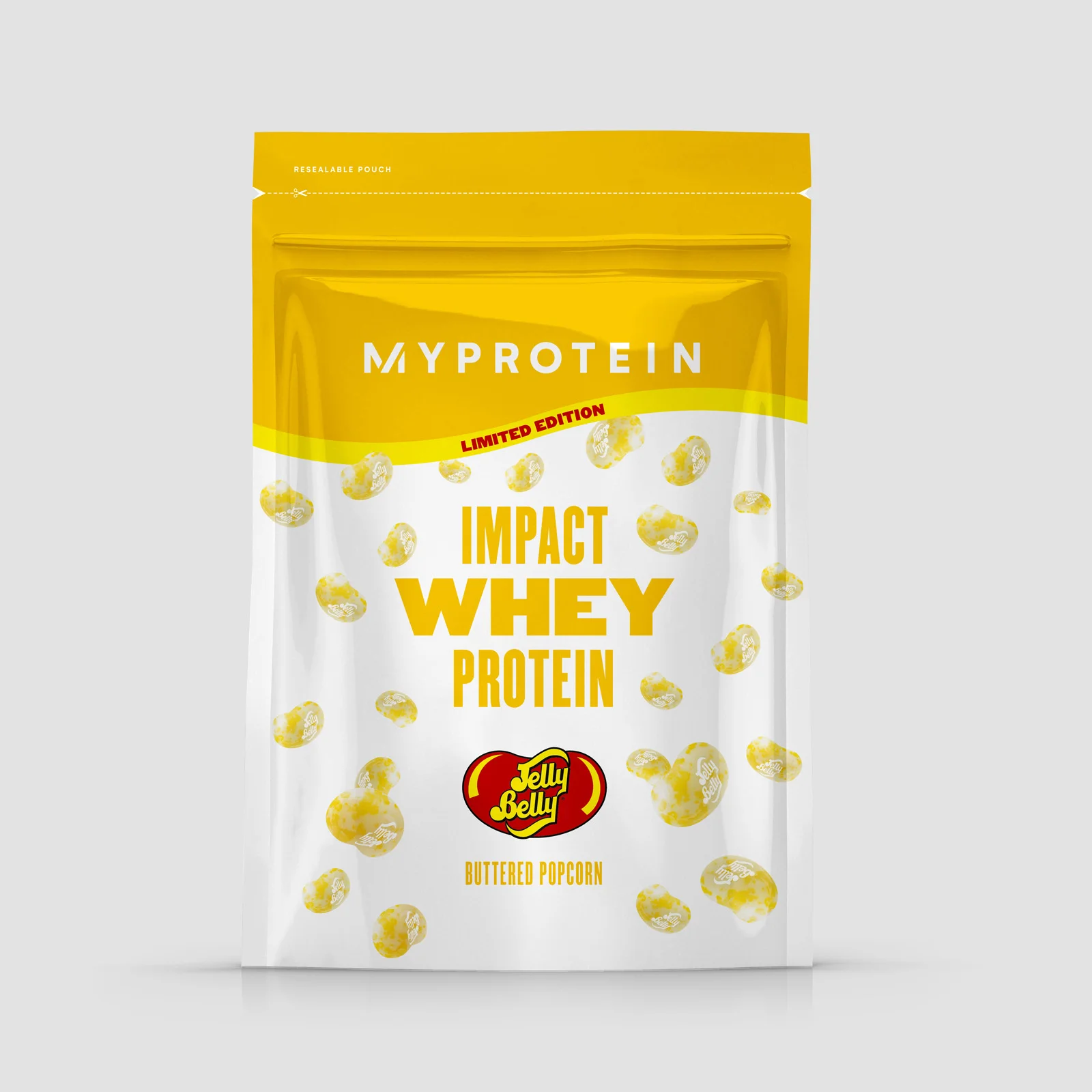 Impact Whey Protein - Ediție Jelly Belly® - 40servings - Buttered Popcorn Imagine 1