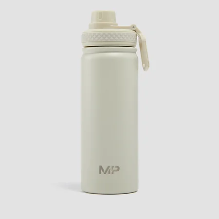 Sticlă de apă din metal medie MP - Ecru - 500 ml