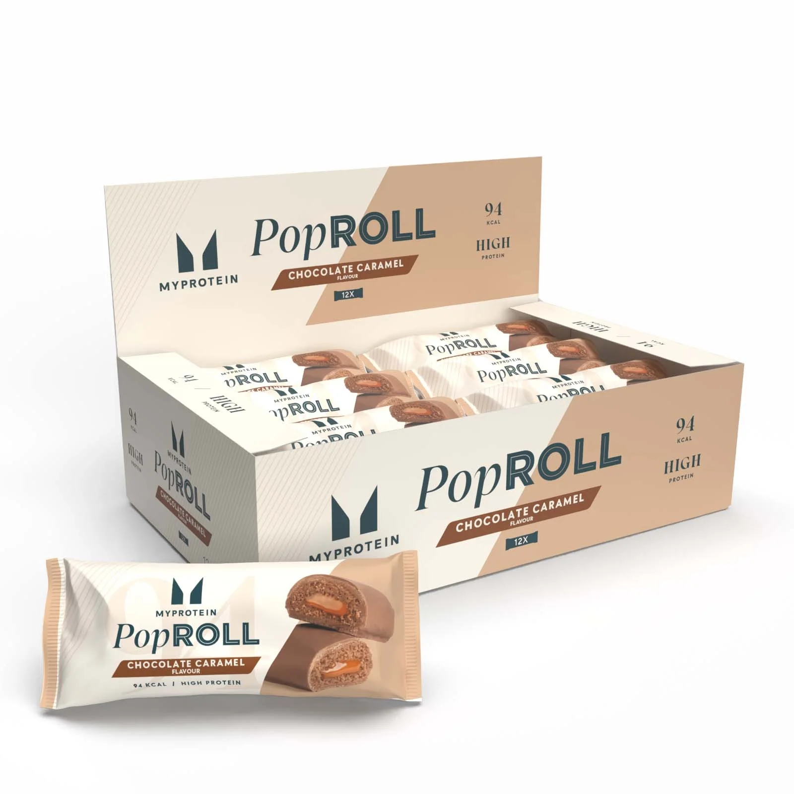 Pop Rolls - 12 x 27g - Ciocolata si Caramel Imagine 1