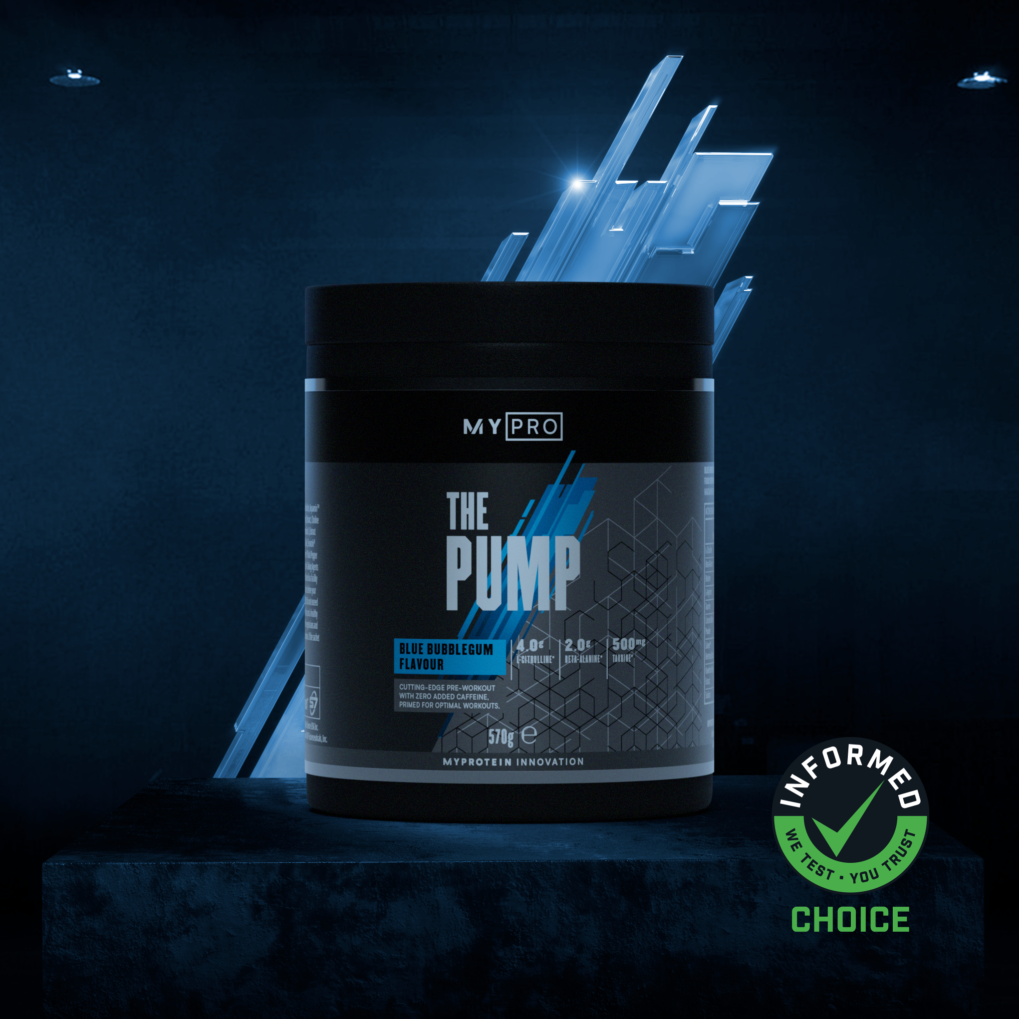 THE Pump - 30servings - Blue Bubblegum Imagine 1