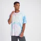 Tricou supradimensionat MP Crayola Tie Dye - Alb/Multi