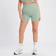 Pantaloni scurți striați fără cusături MP Tempo pentru femei - Sage Grey