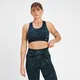Bustieră sport fără cusături cu model MP Adapt pentru femei - Darkest Navy