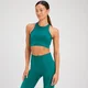 Bustieră sport fără cusături MP Tempo Illusion pentru femei - Jade Green