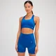 Bustieră sport fără cusături MP Tempo Ultra pentru femei - Surf Blue