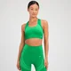 Bustieră sport fără cusături MP Tempo Ultra pentru femei - Bright Green