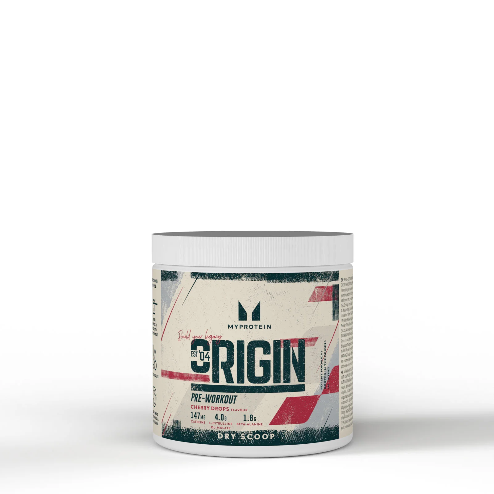 Origin Pre-Workout Dry Scoop - 18servings - Cherry Drops Imagine 1