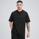 Tricou supradimensionat MP Rest Day pentru bărbați - Negru