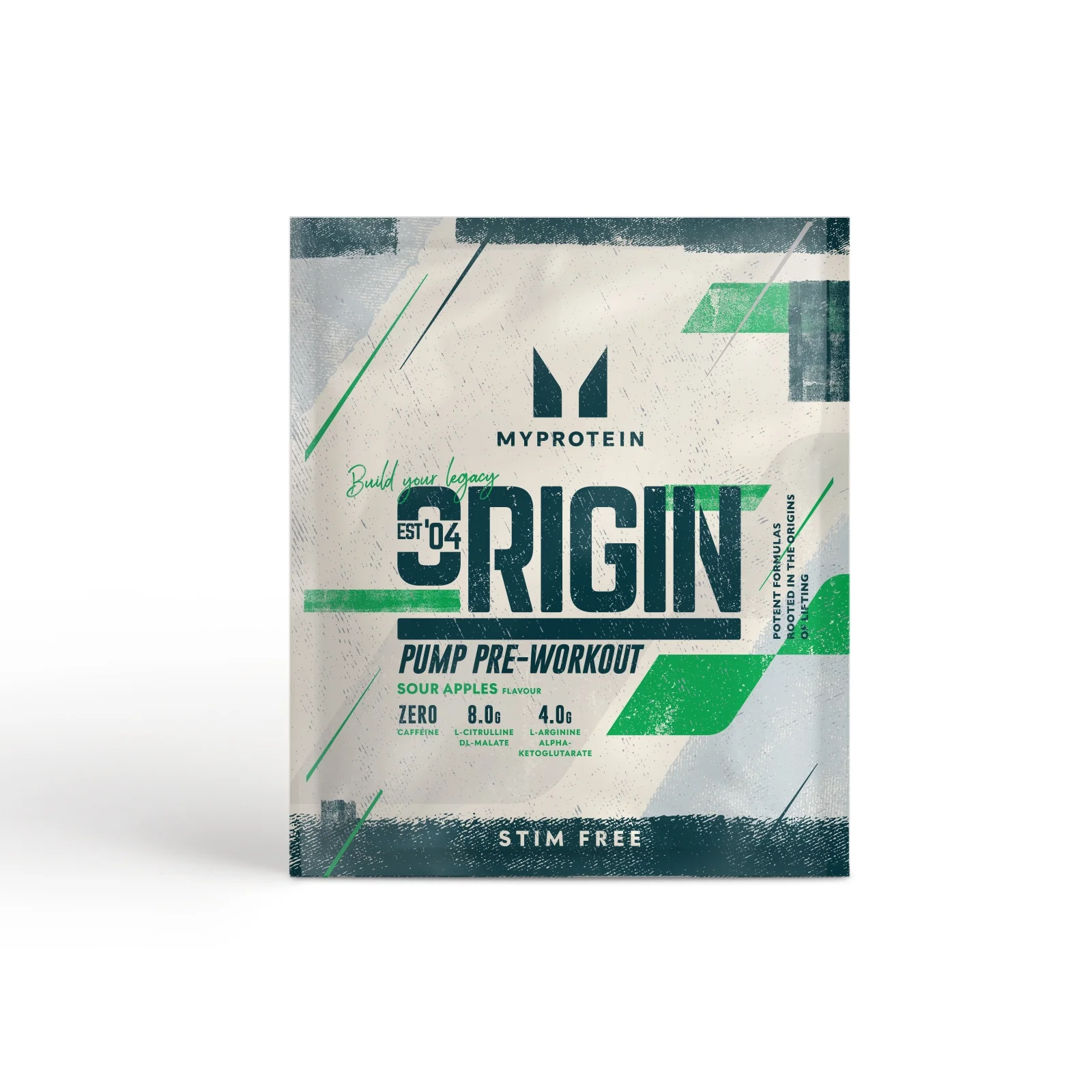 Origin Stim-Free Pre-Workout (mostră) - 20g - Sour Apples Imagine 1