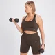 Bustieră sport fără cusături MP Shape pentru femei - Coffee