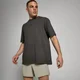 Tricou supradimensionat MP Tempo Washed pentru bărbați - Negru prespălat