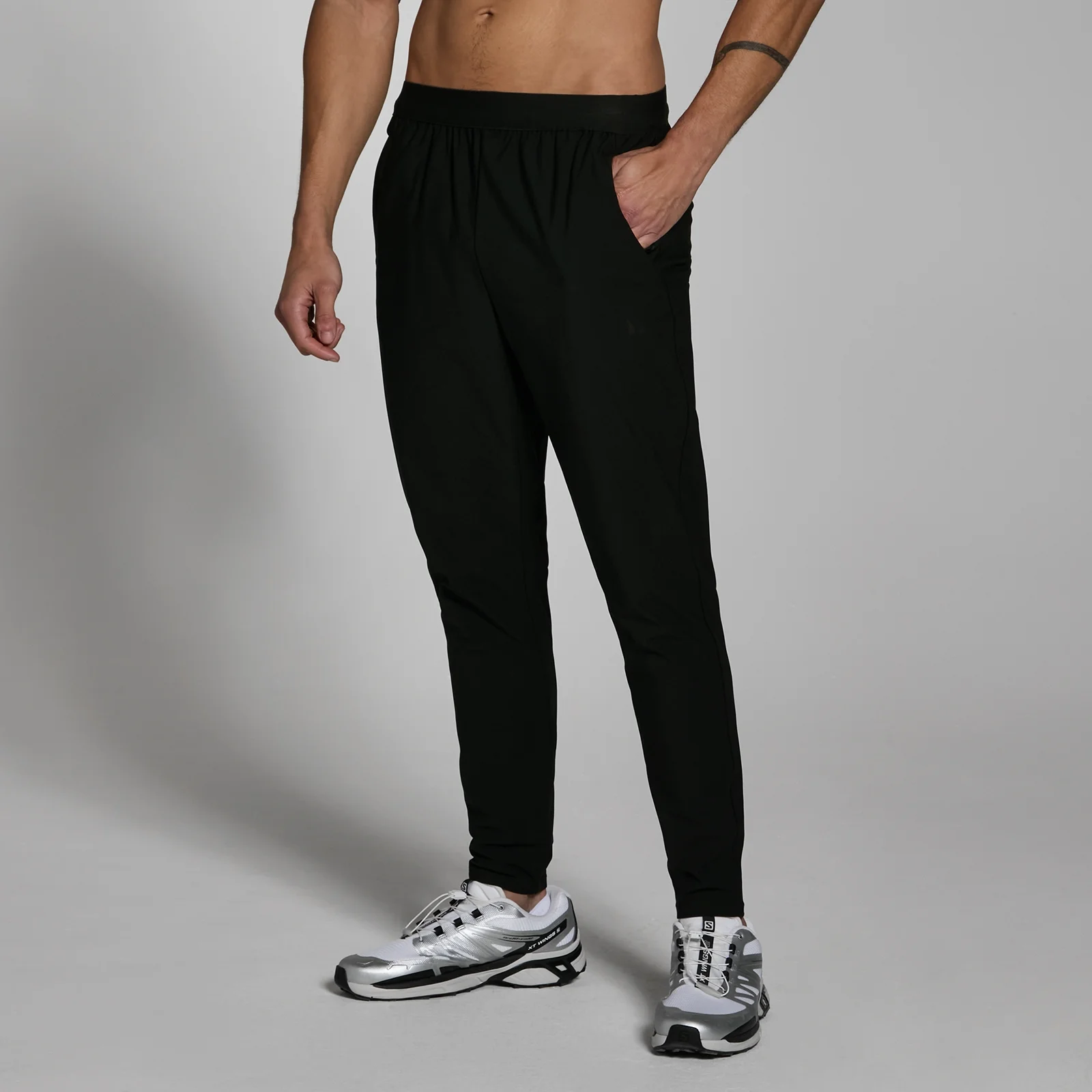 Pantaloni tip jogger țesuți MP Lifestyle pentru bărbați - Negru - XS Imagine 1