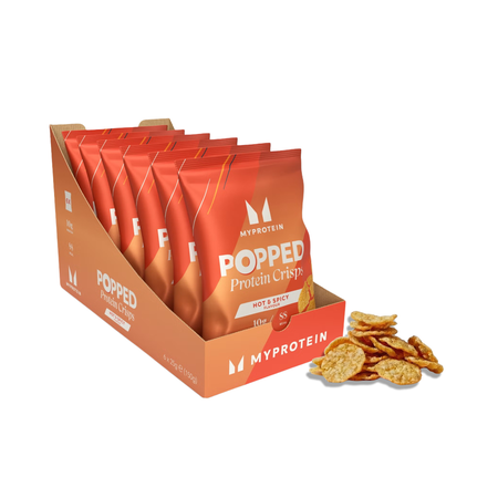 Chipsuri cu proteine expandate - Hot & Spicy