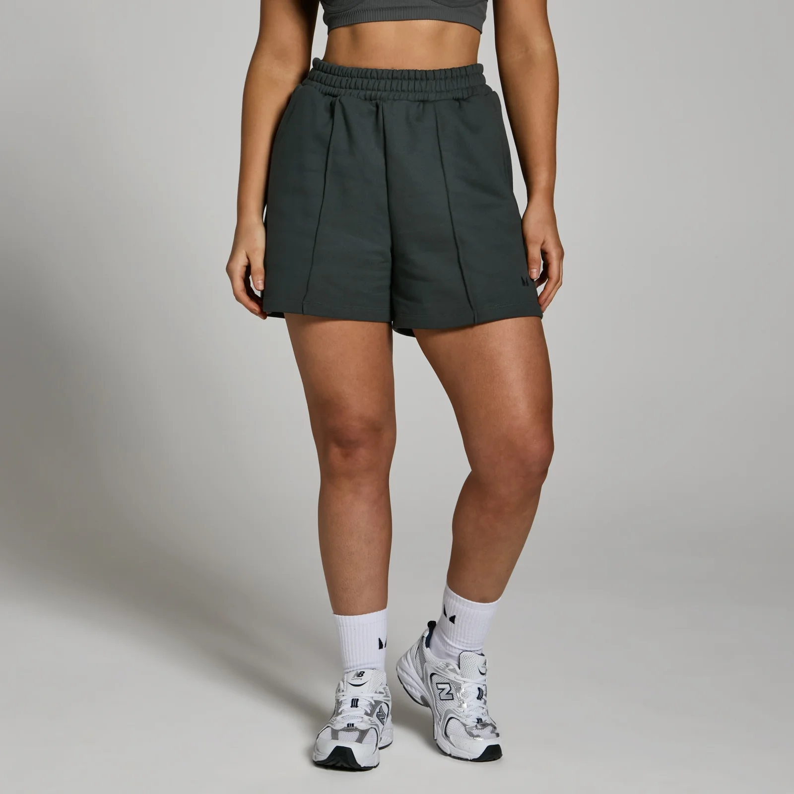 Pantaloni scurți groși de trening MP Lifestyle pentru femei - Dark Shadow - XS Imagine 1