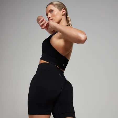 Pantaloni scurți MP Tempo Seamless pentru femei - Negru