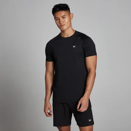 Tricou cu mânecă scurtă MP Training pentru bărbați - Negru