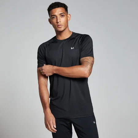 Tricou cu mânecă scurtă MP Training pentru bărbați - Negru