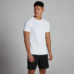 Tricou cu mânecă scurtă MP Training pentru bărbați - Alb - Size M