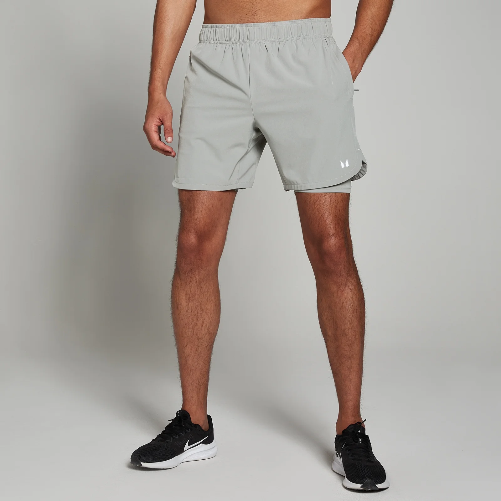 Pantaloni scurți 2-în-1 MP Training pentru bărbați - Storm - XXL Imagine 1