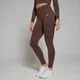 Colanți MP Shape Seamless pentru femei - Walnut