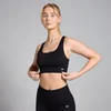 Bustieră sport MP Shape Seamless pentru femei - Negru