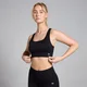 Bustieră sport MP Shape Seamless pentru femei - Negru