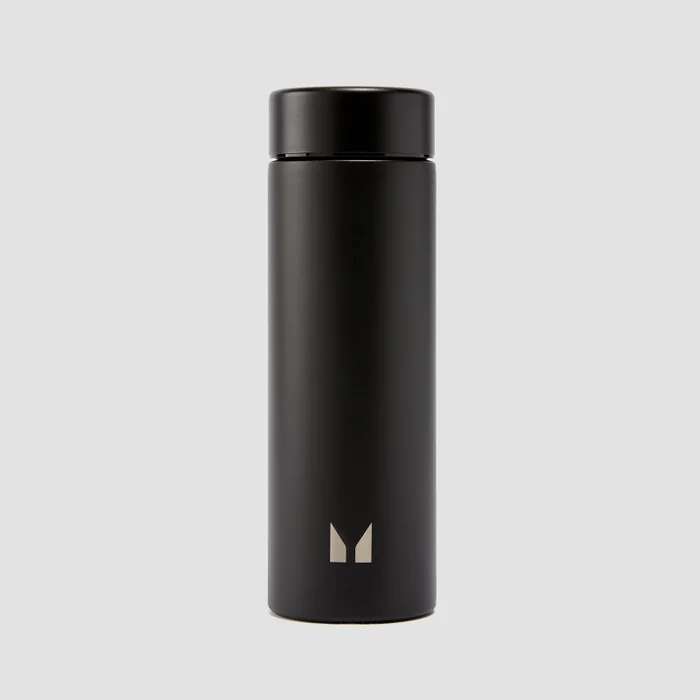 Sticlă de apă metalică mare - Negru