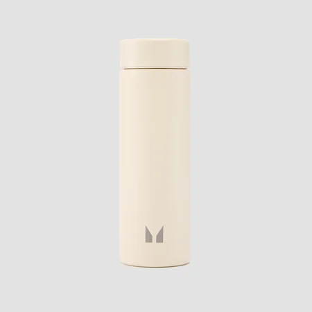 Sticlă de apă mare din metal reciclat Myprotein - Natural Cream