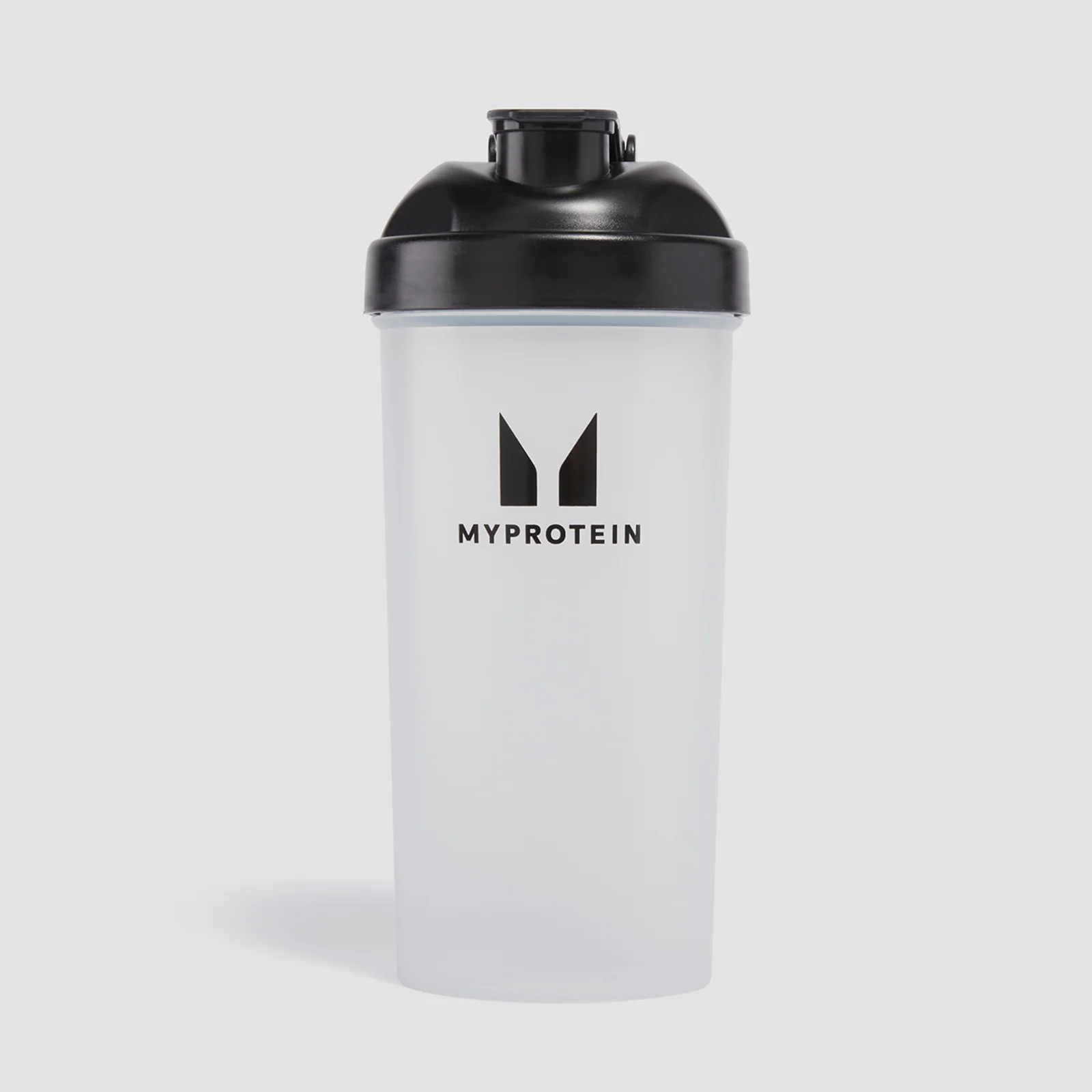 Shaker din plastic Myprotein - Transparent/Negru Imagine 1