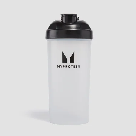 Shaker din plastic Myprotein - Transparent/Negru