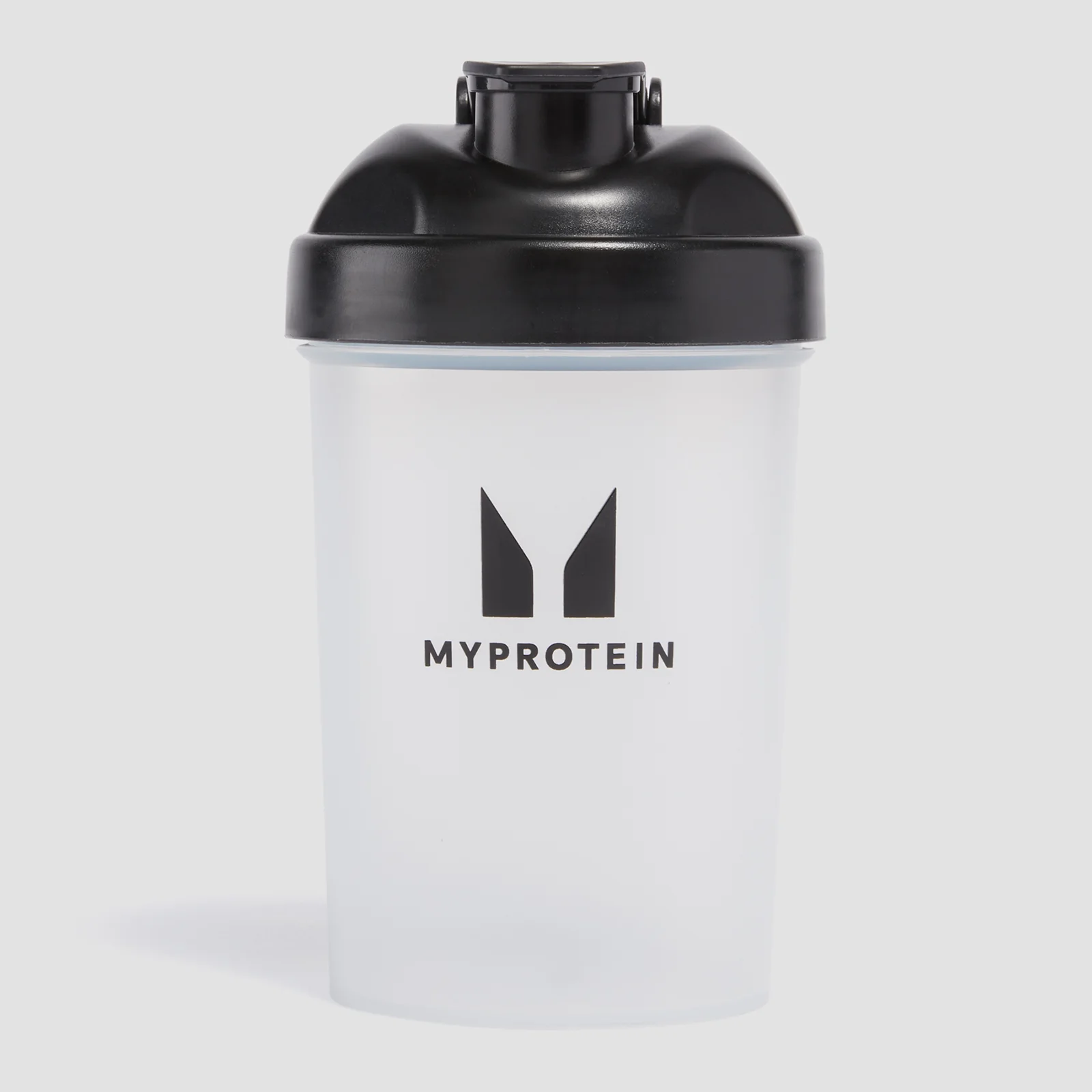 Shaker mini din plastic Myprotein - Transparent/Negru Imagine 1